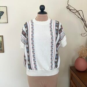 Vintage 70s Batwing Knit Sweater
